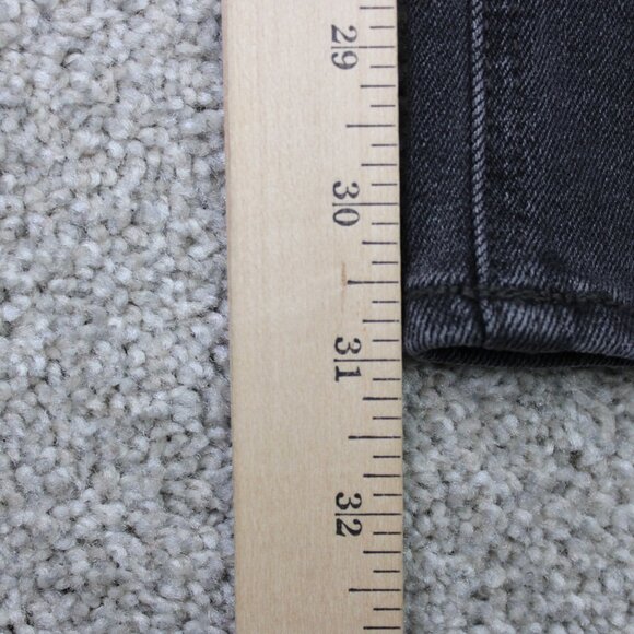 Old Navy Jeans NWT Womens 12 (32x31) Black Mid-Rise WOW Boot-cut Stretch Denim - Picture 4 of 13